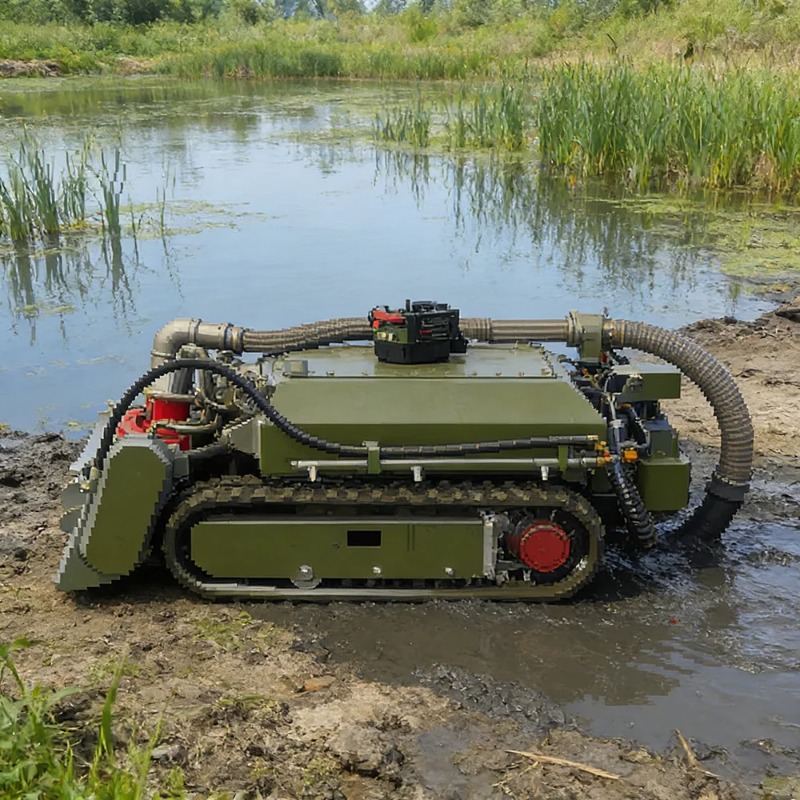 Tracked Robot Chassis - روبوت تنظيف تحت الماء مدمج بهيكل
