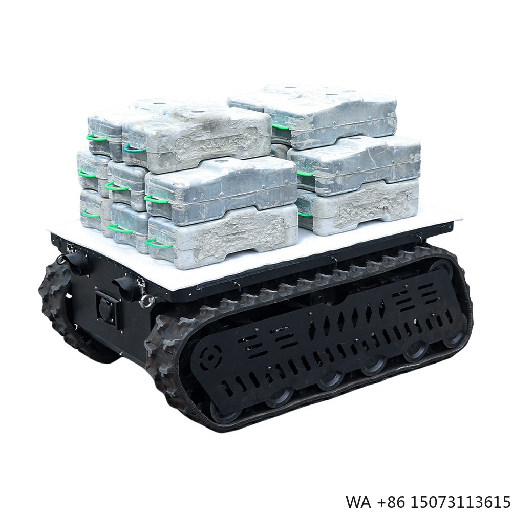 Tracked Robot Chassis - هيكل روبوت زاحف بحمولة 300-600 كجم