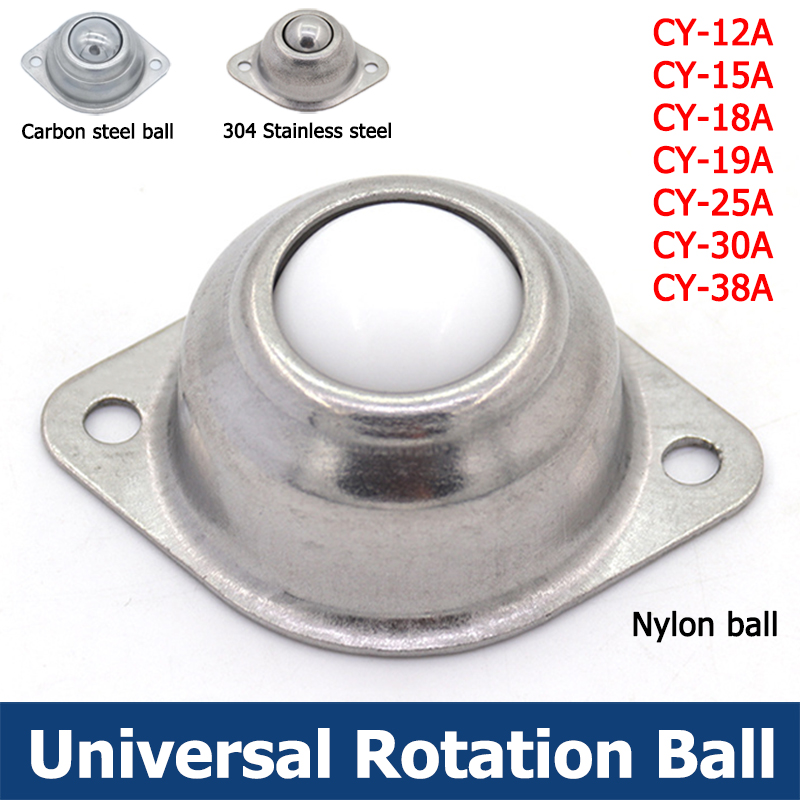 Omni Wheel - 1-10 قطعة CY-12A/15A/18A/19A/25A/30A/38A الأسطوانة الكرة نقل