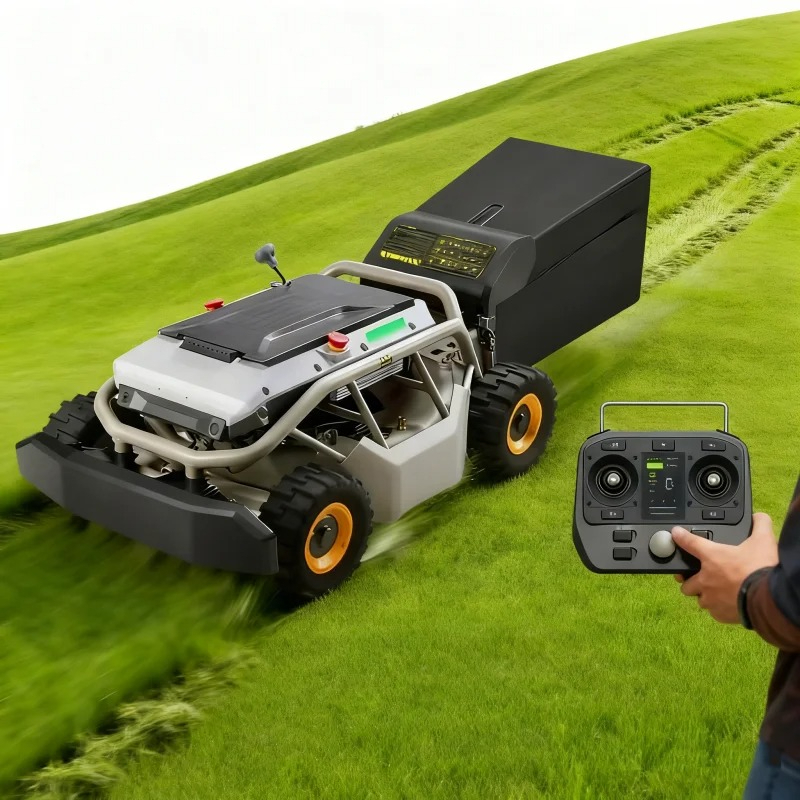 Robot Wheel - جزازة عشب تعمل بالتحكم عن بعد