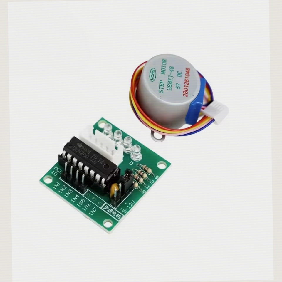 28Byj-48 - مجموعة محرك متدرج ULN2003 Driver 28BYJ-48
