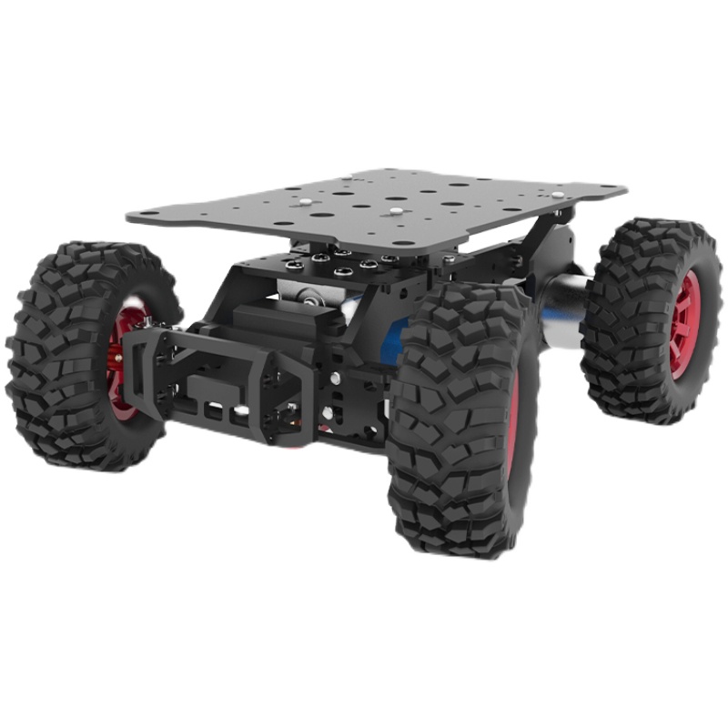 Tracked Robot Chassis - هيكل أكرمان/سيارة ذكية/توجيه تروس توجيه/روبوت/يمكن تجهيزها