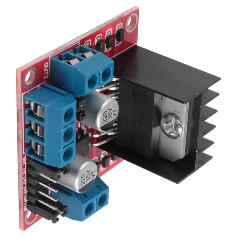 L298N Module - وحدة AED7-L298N، لوحة تحكم بمحرك خطوي