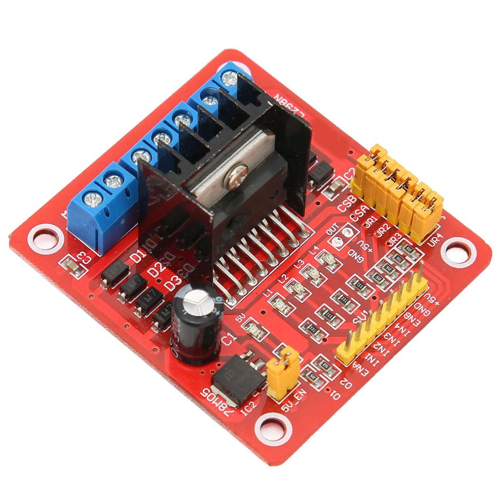 وحدة تحكم محرك خطوي L298N بجهد - مراجعة L298N Module وسعره