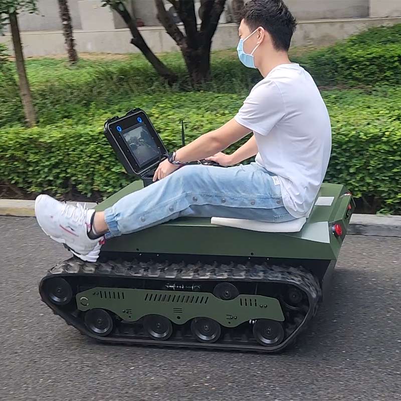 شاسيه شاحنة نقل زاحفة بقدرة عل - مراجعة Tracked Robot Chassis وسعره