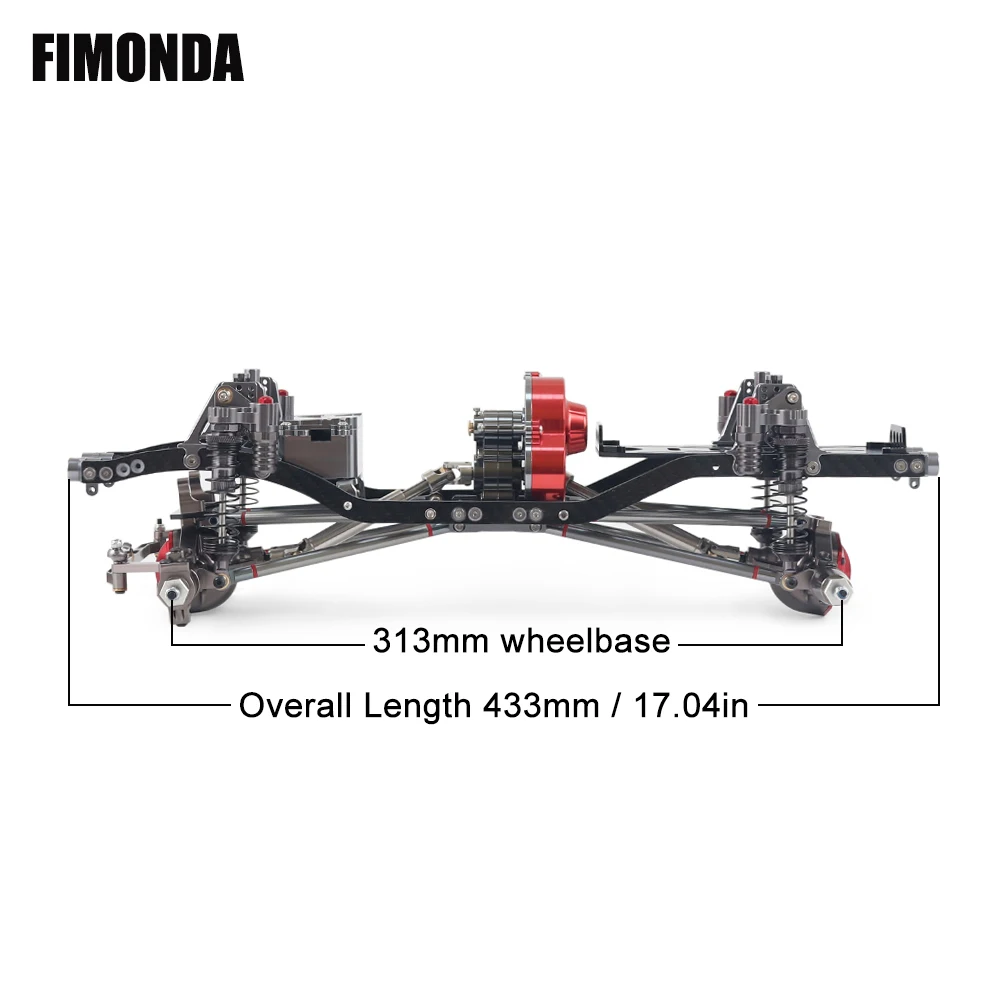 FIMONDA-هيكل معدني زاحف RC 1/1 - مراجعة Robot Car Kit وسعره