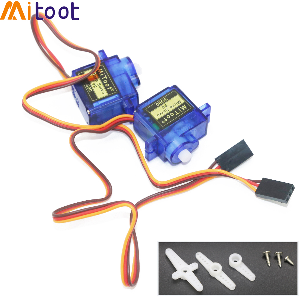 1/2/5 قطعة Mitoot Rc Mini مايك - مراجعة Sg90 Servo وسعره