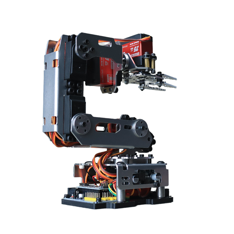 ذراع روبوتية معدنية بـ 6 محاور - مراجعة Robot Arm Kit وسعره