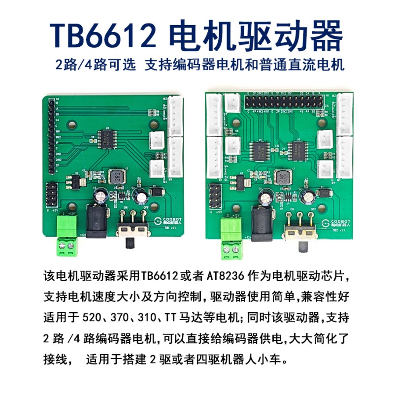 وحدة تحكم محرك TB6612 مع مشغل  - مراجعة L298N Module وسعره