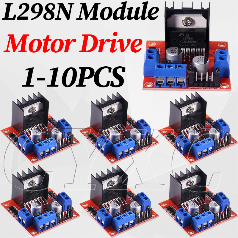 1-10 قطعة L298N محرك متدرج سائ - مراجعة L298N Module وسعره