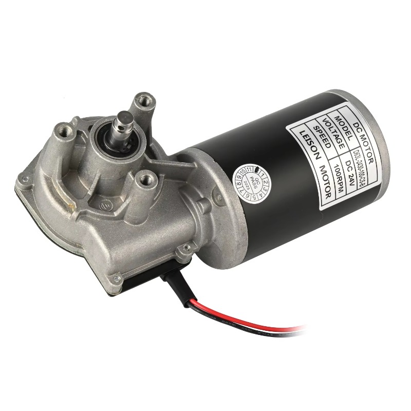 محرك تروس دودي بزاوية قائمة 12 - مراجعة Dc Motor 12V وسعره