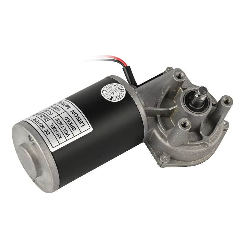 محرك تروس دودي بزاوية قائمة 12 - مراجعة Dc Motor 12V وسعره