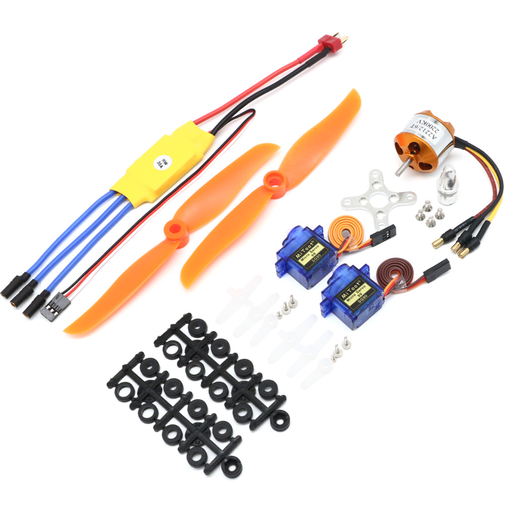A2212 2212 2200KV فرش السيارات - مراجعة Sg90 Servo وسعره