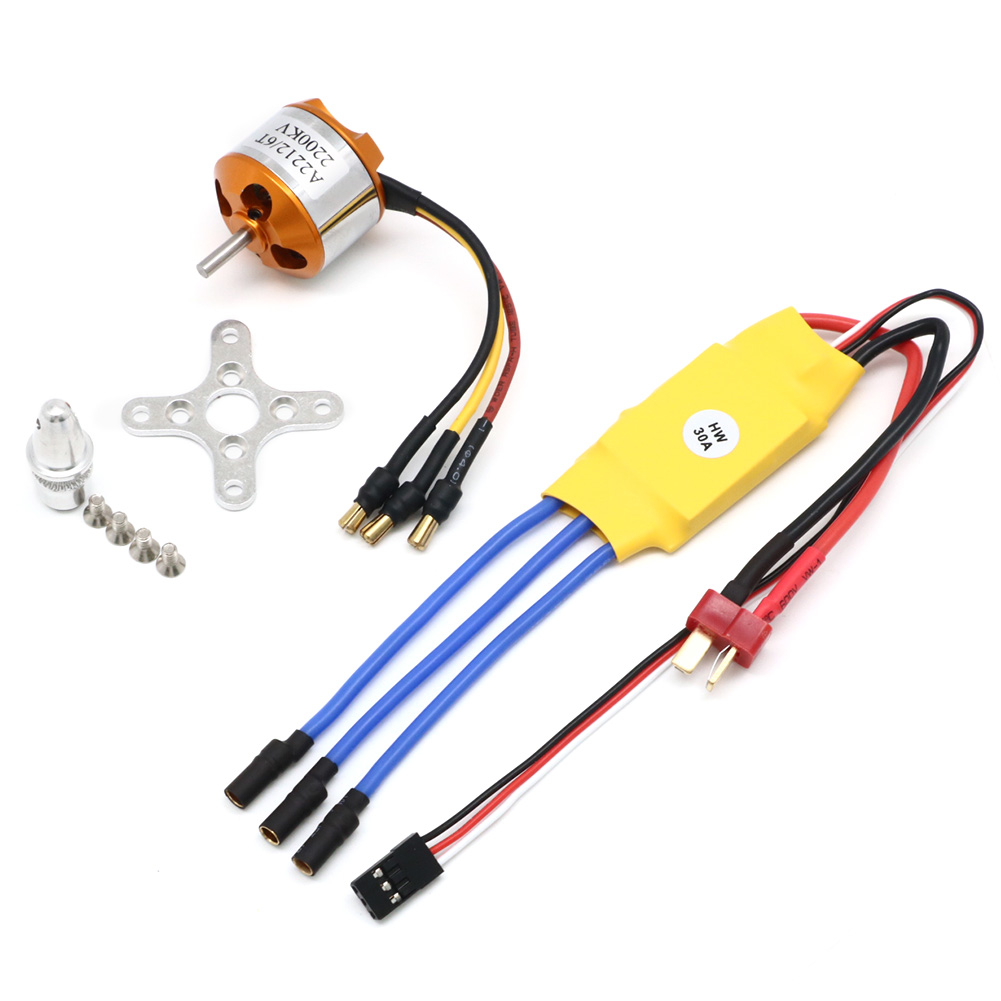 A2212 2212 2200KV فرش السيارات - مراجعة Sg90 Servo وسعره