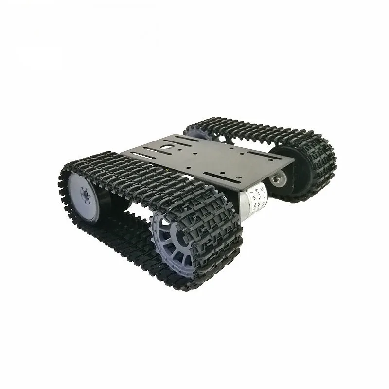 A19Q-هيكل السيارة ذكي للخزان م - مراجعة Tracked Robot Chassis وسعره