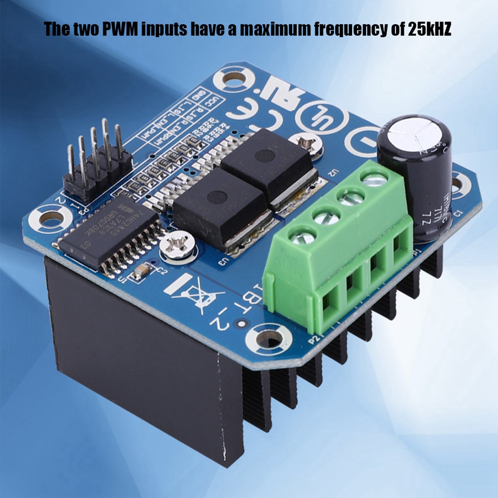 وحدة تحكم محرك BTS7960 43A عال - مراجعة Motor Driver Module وسعره
