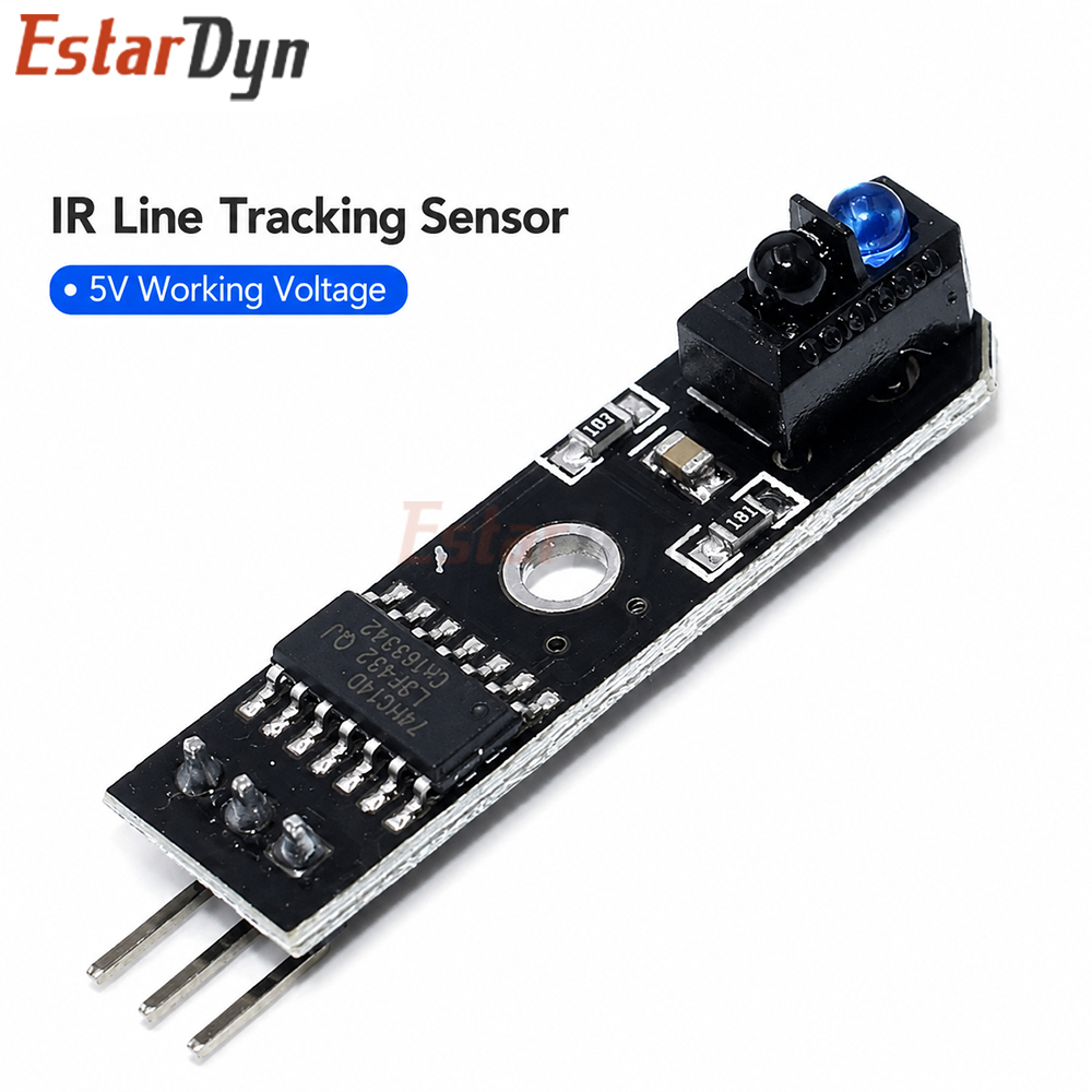 مستشعر تتبع الخط بالأشعة تحت ا - مراجعة Infrared Obstacle Sensor وسعره