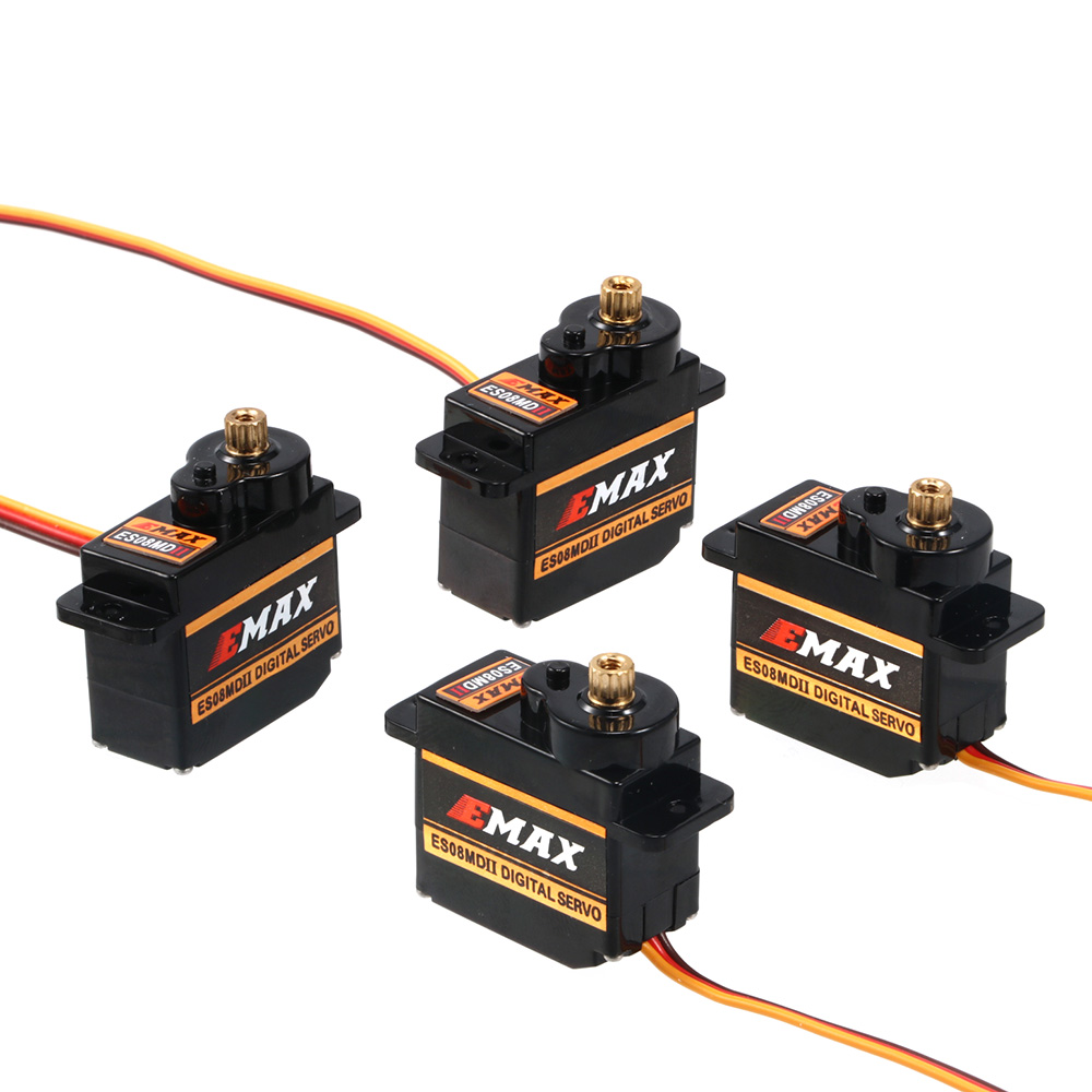 2/4/10 قطع EMAX ES08MD II سيرف - مراجعة Sg90 Servo وسعره