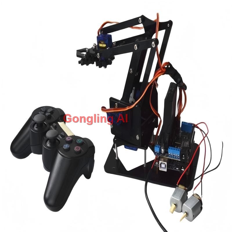 ذراع روبوت ميكانيكي STEM بـ 4  - مراجعة Robot Arm Kit وسعره