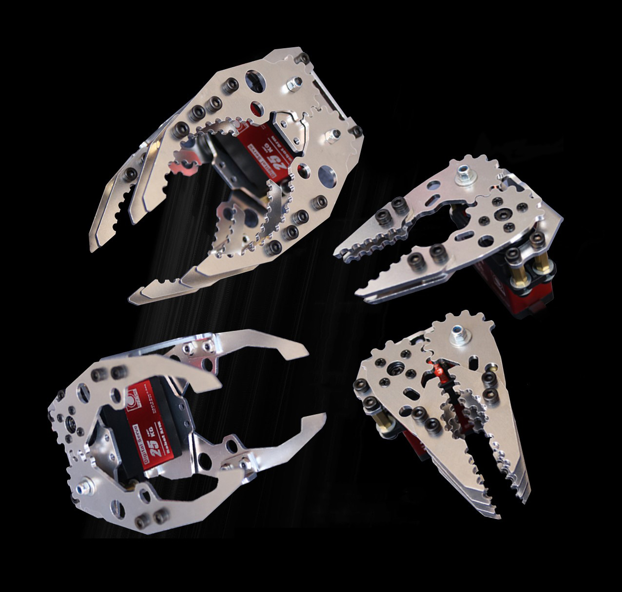 مشبك مخلب يدوي بقابض ميكانيكي  - مراجعة Robot Arm Kit وسعره