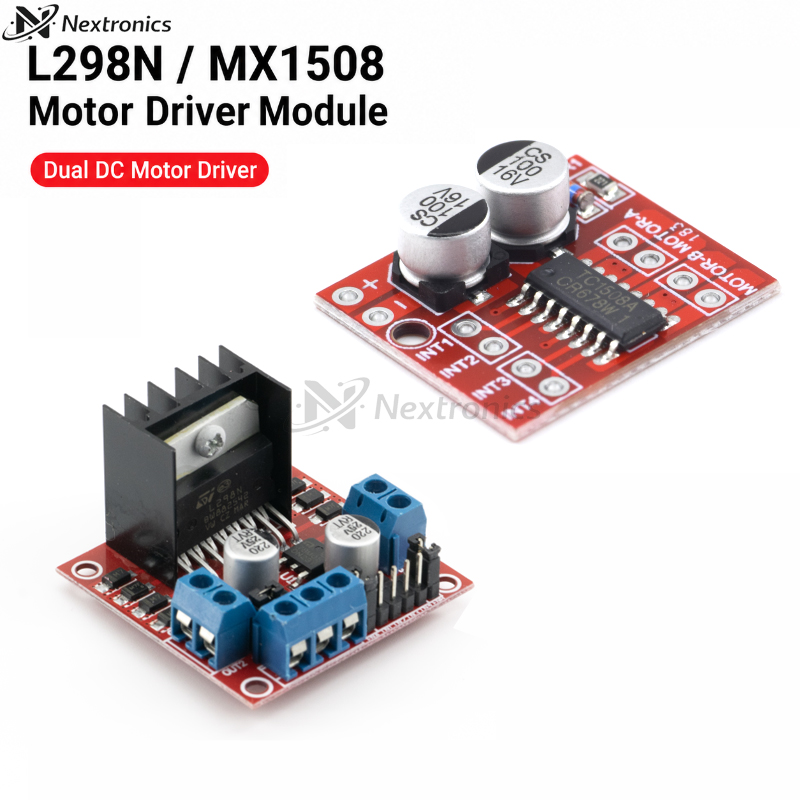 وحدة تحكم بمحرك تيار مستمر MX1 - مراجعة L298N Module وسعره