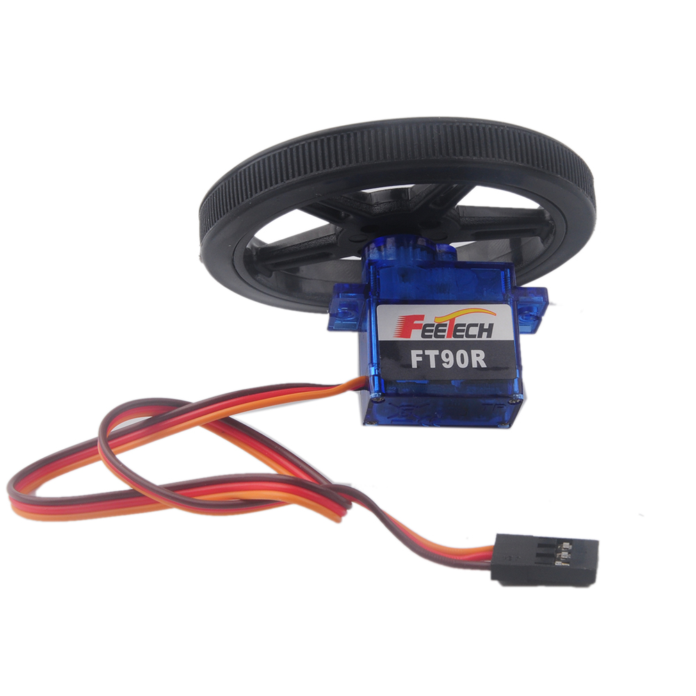 100 قطعة Feetech FT90R-C002 3  - مراجعة Microbit وسعره