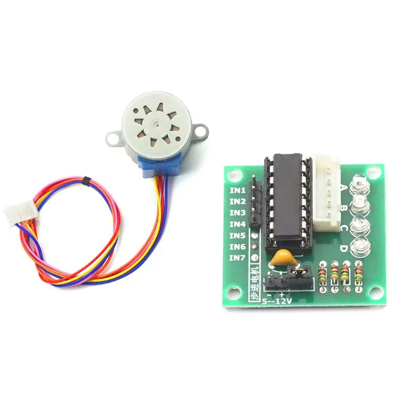 1 قطعة 28BYJ4 محرك متدرج ULN20 - مراجعة Uln2003 Driver وسعره