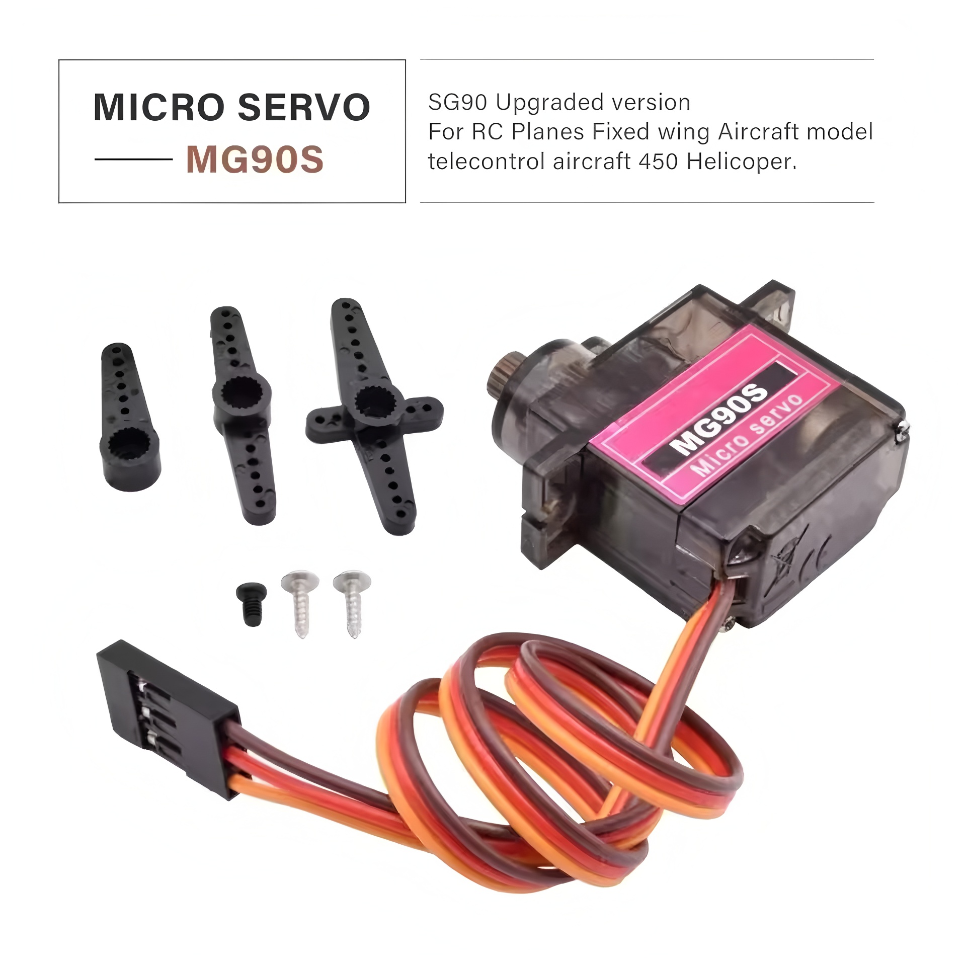 4/5/10/20 قطعة MG90S مايكرو مح - مراجعة Sg90 Servo وسعره