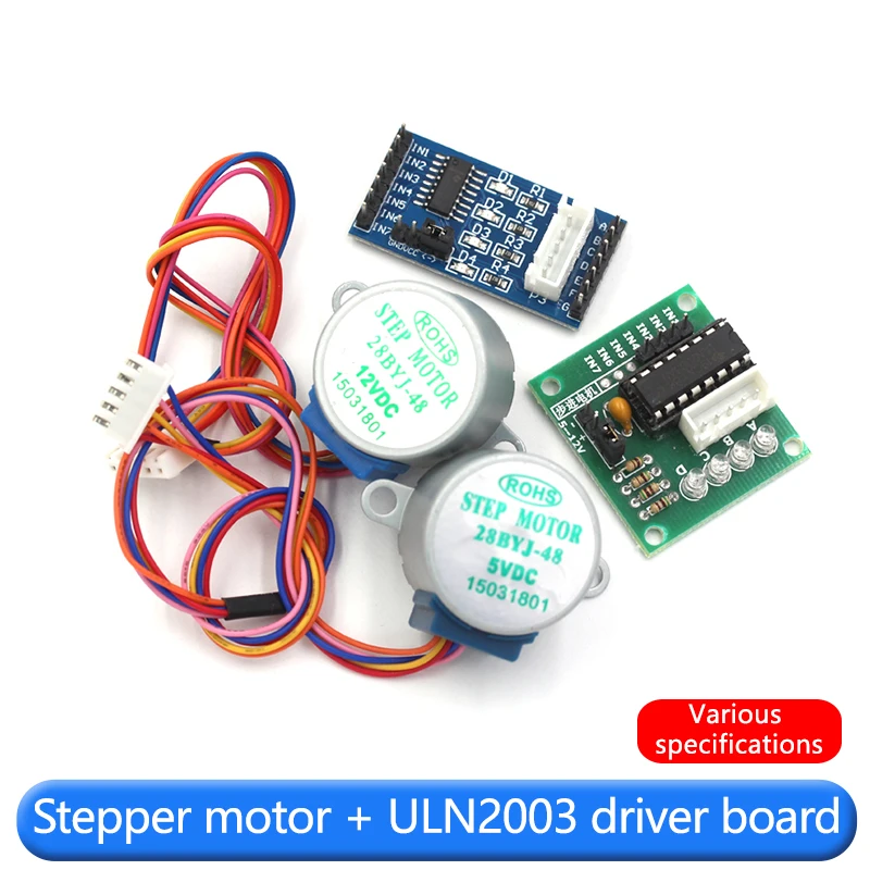 1 قطعة محرك متدرج 28BYJ48 ULN2 - مراجعة Uln2003 Driver وسعره