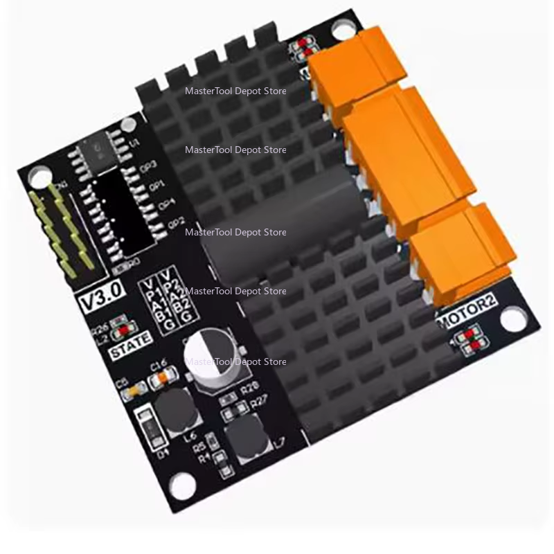 لوحة وحدة محرك تيار مستمر مزدو - مراجعة L298N Module وسعره