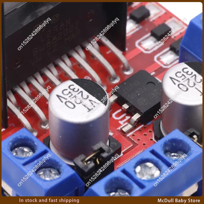 ABJA-L298N وحدة مزدوجة H-Bridg - مراجعة L298N Module وسعره