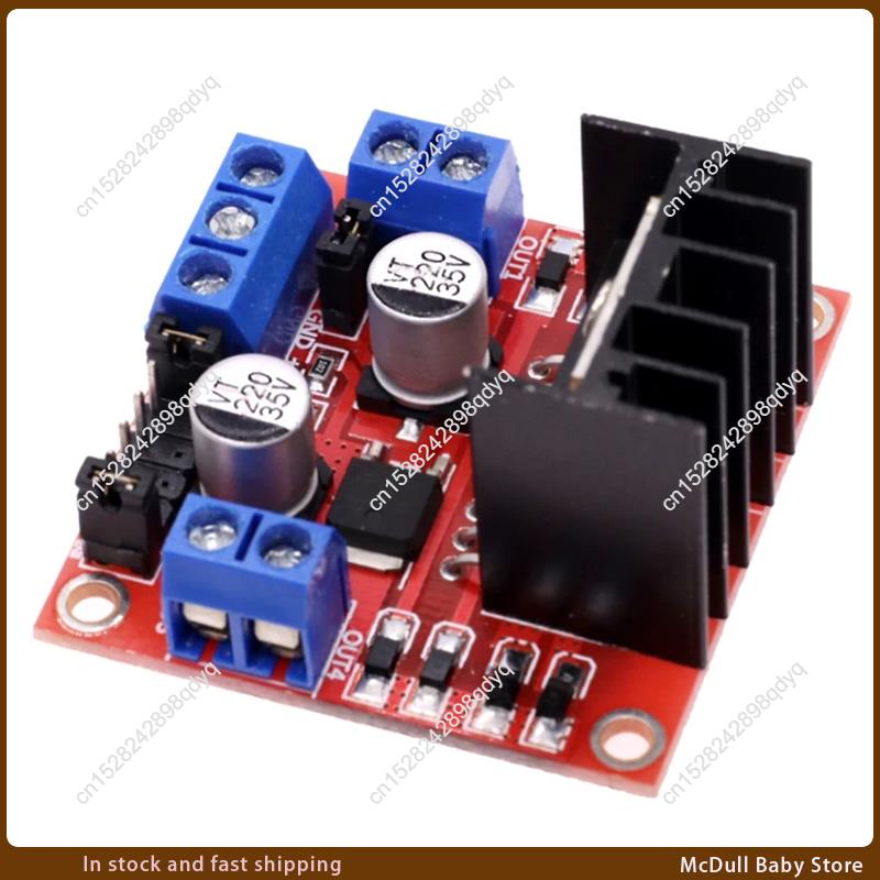 ABJA-L298N وحدة مزدوجة H-Bridg - مراجعة L298N Module وسعره