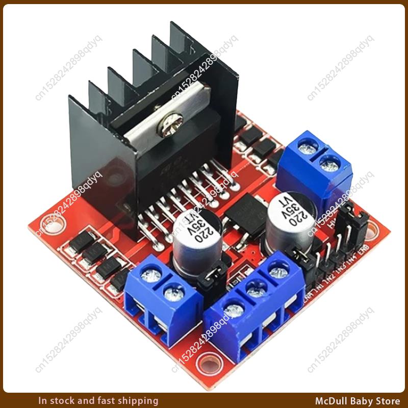 ABJA-L298N وحدة مزدوجة H-Bridg - مراجعة L298N Module وسعره