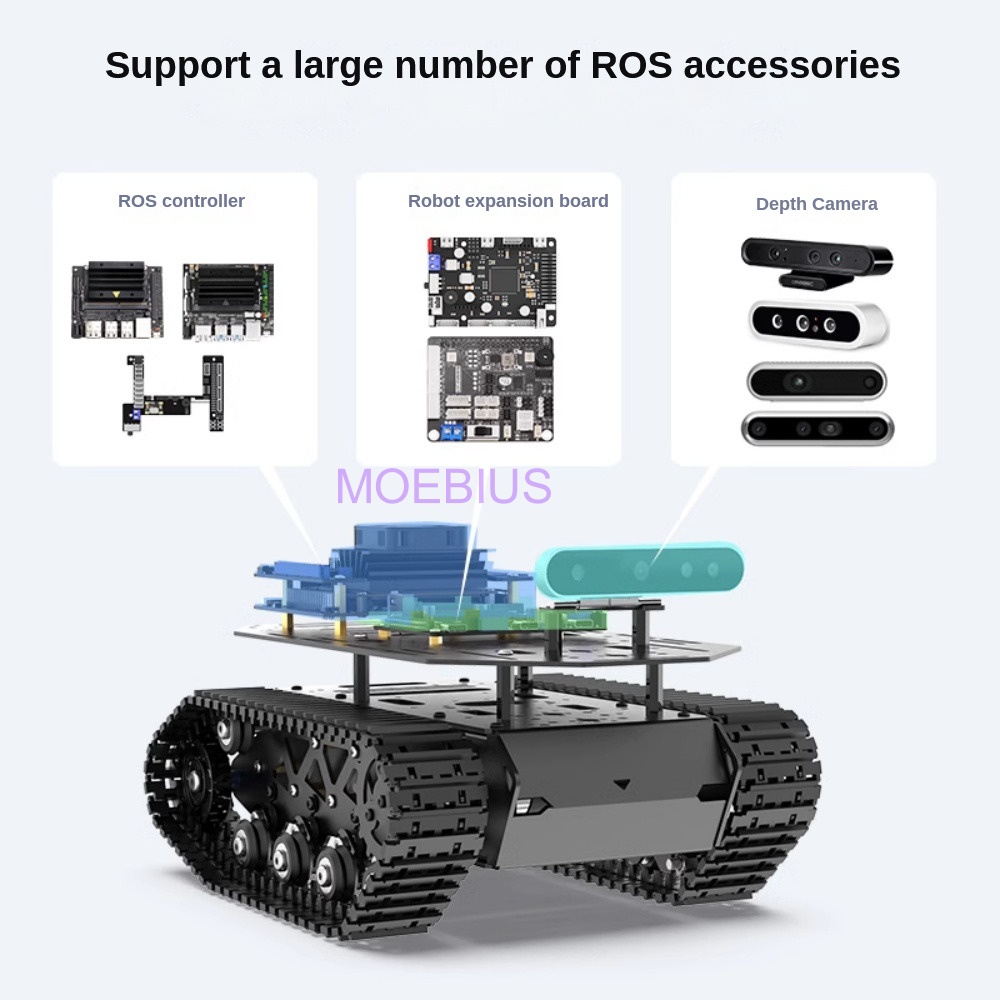 هيكل خزان امتصاص الصدمات المعد - مراجعة Tracked Robot Chassis وسعره
