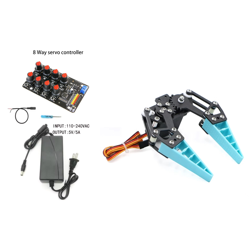ذراع ميكانيكي بيونيك مع مخلب س - مراجعة Robot Arm Kit وسعره